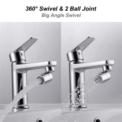 Dual-Function Faucet Spout Bubbler Splash-Proof Two-Function Kitchen Copper Filter, interface:External-garmade.com