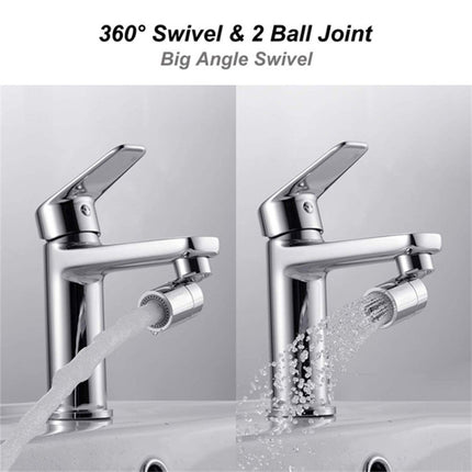 Dual-Function Faucet Spout Bubbler Splash-Proof Two-Function Kitchen Copper Filter, interface:Inbound-garmade.com