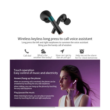 J3 Pro TWS Hifi Wireless Bluetooth 5.2 Earphone LED Display Waterproof Sports Gaming Headset Noise Earbuds(Black)-garmade.com
