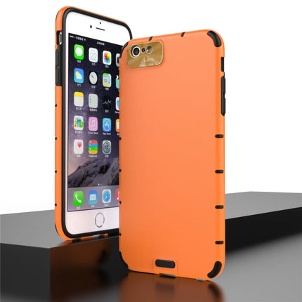 For iPhone 6 Plus & 6s Plus Shockproof Grain PC + TPU Case(Orange)-garmade.com