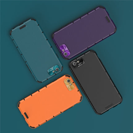 For iPhone 6 / 6s Shockproof Grain PC + TPU Case(Purple)-garmade.com