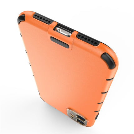 For iPhone 11 Pro Max Shockproof Grain PC + TPU Case(Purple)-garmade.com