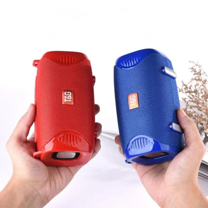 T&G TG532 10W Wireless Bluetooth Speaker Waterproof Portable Outdoor Mini Column Box Loudspeaker with FM Radio(Black)-garmade.com
