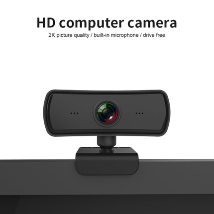 C3 400W Pixels 2K Resolution Auto Focus HD 1080P Webcam 360 Rotation For Live Broadcast Video Conference Work WebCamera With Mic USB Driver-free-garmade.com