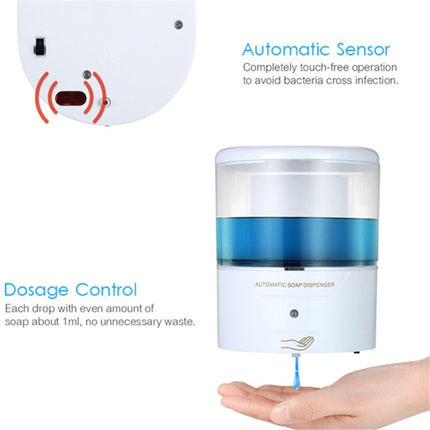 Automatic Induction Type Soap Dispenser Wall-Mounted Disinfection Machine(White)-garmade.com
