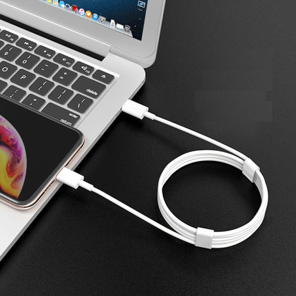XJ-58 PD 18W USB-C / Type-C to 8 Pin Flash Charging Data Cable, Cable Length: 2m-garmade.com