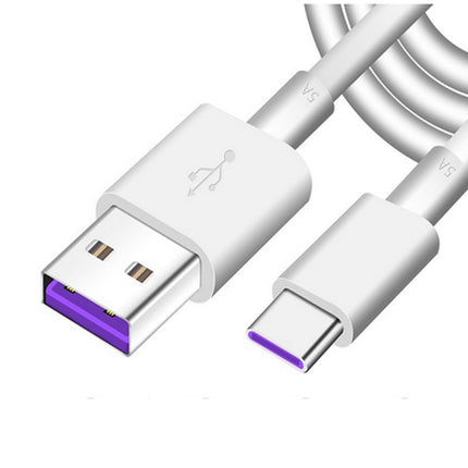 5A USB to USB-C / Type-C Flash Charging Data Cable, Cable Length: 1.5m-garmade.com