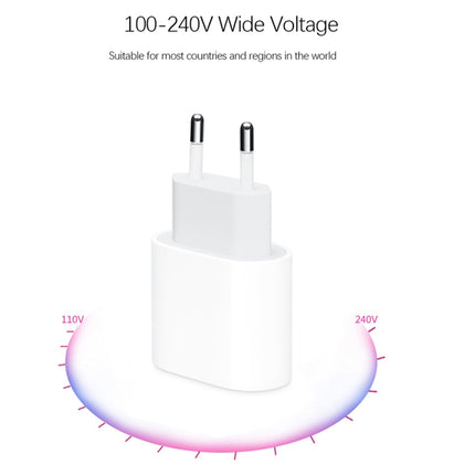 2 in 1 Single USB-C / Type-C Port Travel Charger + 3A PD 3.0 USB-C / Type-C to USB-C / Type-C Fast Charge Data Cable Set, Cable Length: 2m(US Plug)-garmade.com