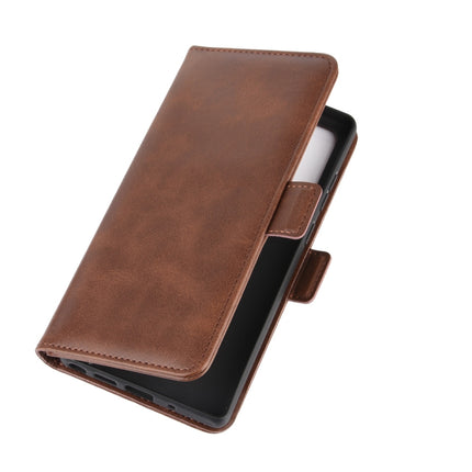 For Samsung Galaxy Note20 Dual-side Magnetic Buckle Horizontal Flip Leather Case with Holder & Card Slots & Wallet(Brown)-garmade.com