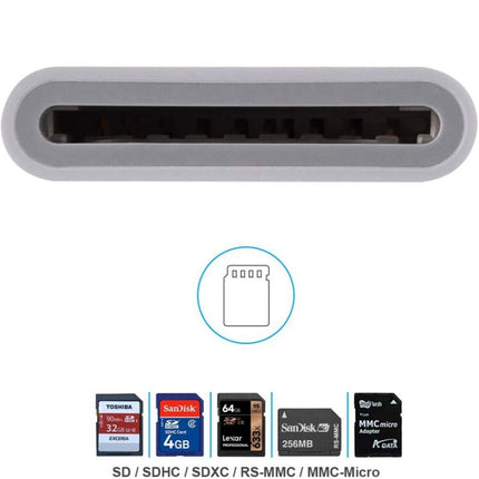 ZS-KL21810 8 Pin to SD Card Camera Card Reader Adapter, Support All iOS System-garmade.com