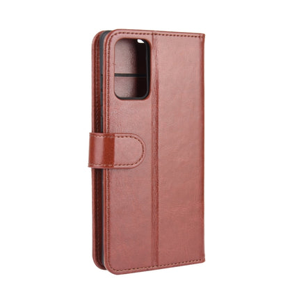 For Samsung Galaxy Note20 R64 Texture Single Horizontal Flip Protective Case with Holder & Card Slots & Wallet& Photo Frame(Brown)-garmade.com