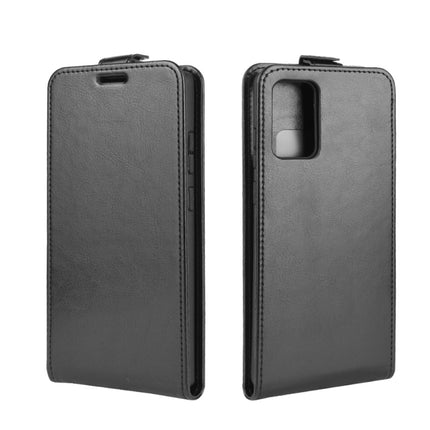 For Samsung Galaxy Note20 R64 Texture Single Vertical Flip Leather Protective Case with Card Slots & Photo Frame(Black)-garmade.com