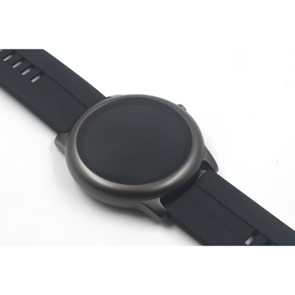 Suitable For Xiaomi Haylou Solar Watch Silicone Strap Length: 21cm(black)-garmade.com