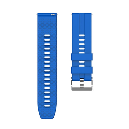 Suitable For Xiaomi Haylou Solar Watch Silicone Strap Length: 21cm(blue)-garmade.com