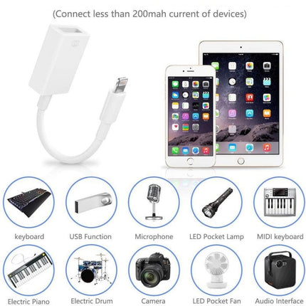 FA-STAR ZS-KL21826 8 Pin to USB 3.0 OTG Adapter, Supports IOS 13 and Above-garmade.com