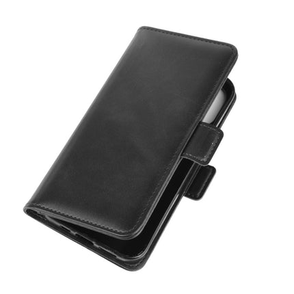 For iPhone 12 / 12 Pro Dual-side Magnetic Buckle Horizontal Flip Leather Case with Holder & Card Slots & Wallet(Black)-garmade.com