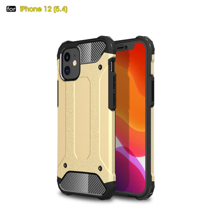 For iPhone 12 Magic Armor TPU + PC Combination Case(Gold)-garmade.com