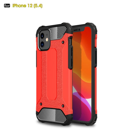 For iPhone 12 Magic Armor TPU + PC Combination Case(Red)-garmade.com