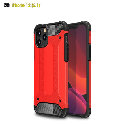 For iPhone 12 / 12 Pro 6.1 inch Magic Armor TPU + PC Combination Case(Red)-garmade.com