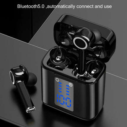 T&G TG905 TWS Bluetooth Earphone Wireless Sport Headphone 5D Stereo Headsets with LED Display & Charging Box-garmade.com