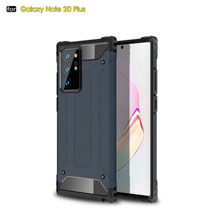 For Samsung Galaxy Note20 Ultra Magic Armor TPU + PC Combination Case(Navy Blue)-garmade.com