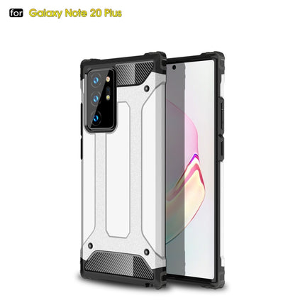 For Samsung Galaxy Note20 Ultra Magic Armor TPU + PC Combination Case(Silver)-garmade.com