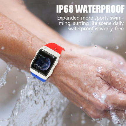 SANDA CR11 1.3 inch Screen Smart Watch IP68 Waterproof,Support Call Reminder /Heart Rate Monitoring/Blood Pressure Monitoring/Sedentary Reminder(Red)-garmade.com
