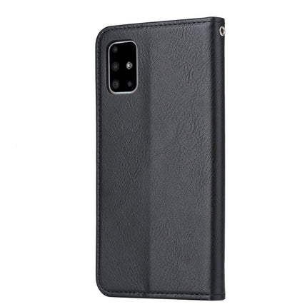 For Samsung Galaxy Note 20 Knead Skin Texture Horizontal Flip Leather Case with Photo Frame & Holder & Card Slots & Wallet(Black)-garmade.com