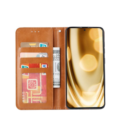 For Samsung Galaxy Note 20 Knead Skin Texture Horizontal Flip Leather Case with Photo Frame & Holder & Card Slots & Wallet(Brown)-garmade.com