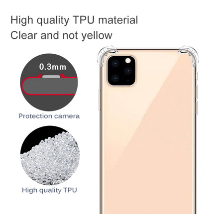 For iPhone 12 mini Four-Corner Anti-Drop Ultra-Thin Transparent TPU Phone Case(Transparent)-garmade.com