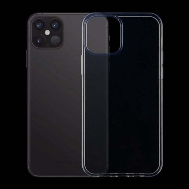 For iPhone 12 Pro Max Thickened Non-slip Non-yellowing Transparent TPU Case(Transparent)-garmade.com