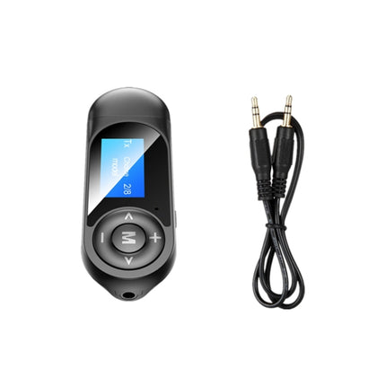 T13 Bluetooth 5.0 Drive-free USB Bluetooth Receiver and Transmitter with Screen-garmade.com
