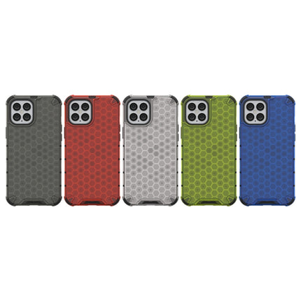 For iPhone 12 mini Shockproof Honeycomb PC + TPU Case(Grey)-garmade.com
