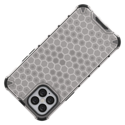 For iPhone 12 / 12 Pro Shockproof Honeycomb PC + TPU Case(Red)-garmade.com
