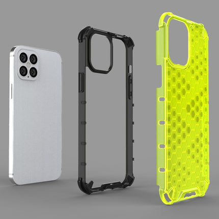 For iPhone 12 / 12 Pro Shockproof Honeycomb PC + TPU Case(Green)-garmade.com