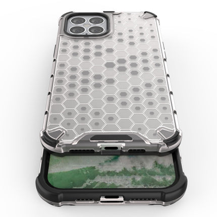 For iPhone 12 Pro Max Shockproof Honeycomb PC + TPU Case(Green)-garmade.com