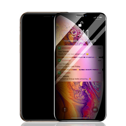 For iPhone 12 mini mocolo 0.33mm 9H 2.5D Full Glue Privacy Anti-glare Tempered Glass Film-garmade.com