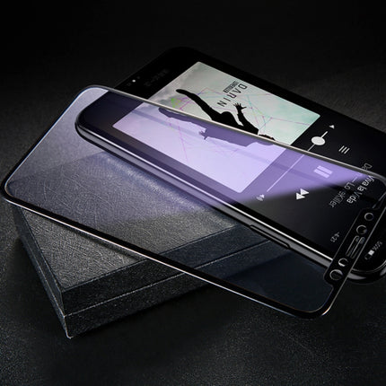 For iPhone 12 mini mocolo 0.33mm 9H 2.5D Full Glue Anti Blue-ray Tempered Glass Film-garmade.com
