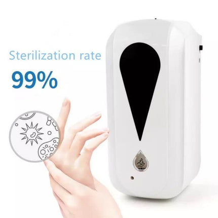 1200ML Wall-Mounted Touchless Automatic Infrared Sensor Drip Sterilization Dispenser(White)-garmade.com