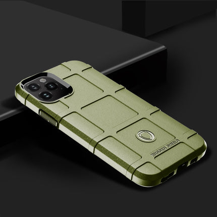 For iPhone 12 / 12 Pro Full Coverage Shockproof TPU Case(Army Green)-garmade.com