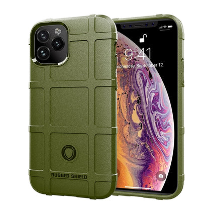 For iPhone 12 Pro Max Full Coverage Shockproof TPU Case(Army Green)-garmade.com
