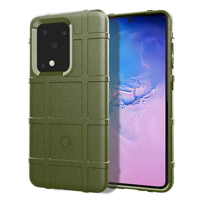 For Samsung Galaxy Note20 Ultra Full Coverage Shockproof TPU Case(Army Green)-garmade.com