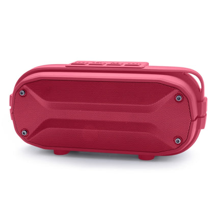 NewRixing NR-3023 Portable Stereo Wireless Bluetooth Speaker, Built-in Microphone, Support TF Card / FM(Red)-garmade.com