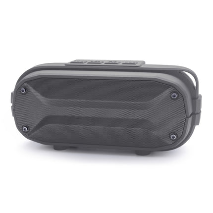 NewRixing NR-3023 Portable Stereo Wireless Bluetooth Speaker, Built-in Microphone, Support TF Card / FM(Gray)-garmade.com