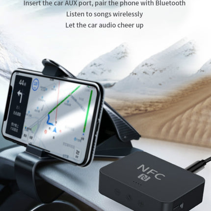 R6 NFC Bluetooth 5.0 Desktop Music Receiver Bluetooth Receiver, Support TF Card-garmade.com