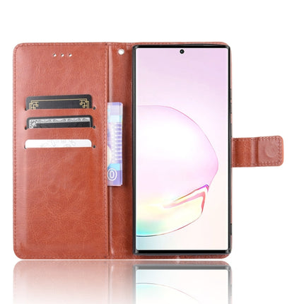 For Samsung Galaxy Note20 Ultra Retro Crazy Horse Texture Horizontal Flip Leather Case with Holder & Card Slots & Lanyard(Brown)-garmade.com