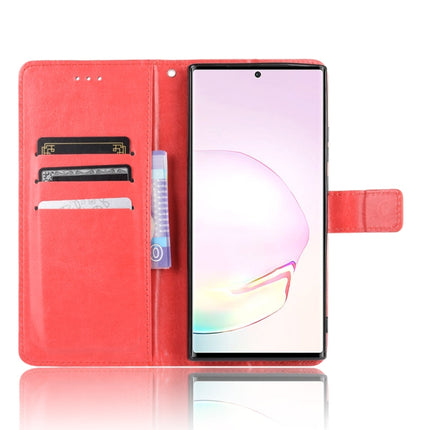 For Samsung Galaxy Note20 Ultra Retro Crazy Horse Texture Horizontal Flip Leather Case with Holder & Card Slots & Lanyard(Red)-garmade.com
