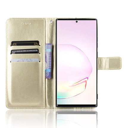 For Samsung Galaxy Note20 Ultra Retro Crazy Horse Texture Horizontal Flip Leather Case with Holder & Card Slots & Lanyard(Gold)-garmade.com