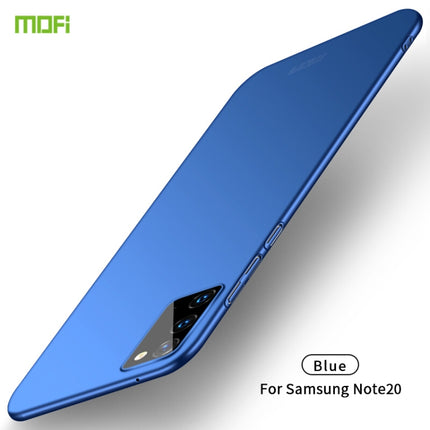 For Samsung Galaxy Note20 MOFI Frosted PC Ultra-thin Hard Case(Blue)-garmade.com