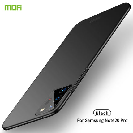 For Samsung Galaxy Note20 Ultra MOFI Frosted PC Ultra-thin Hard Case(Black)-garmade.com